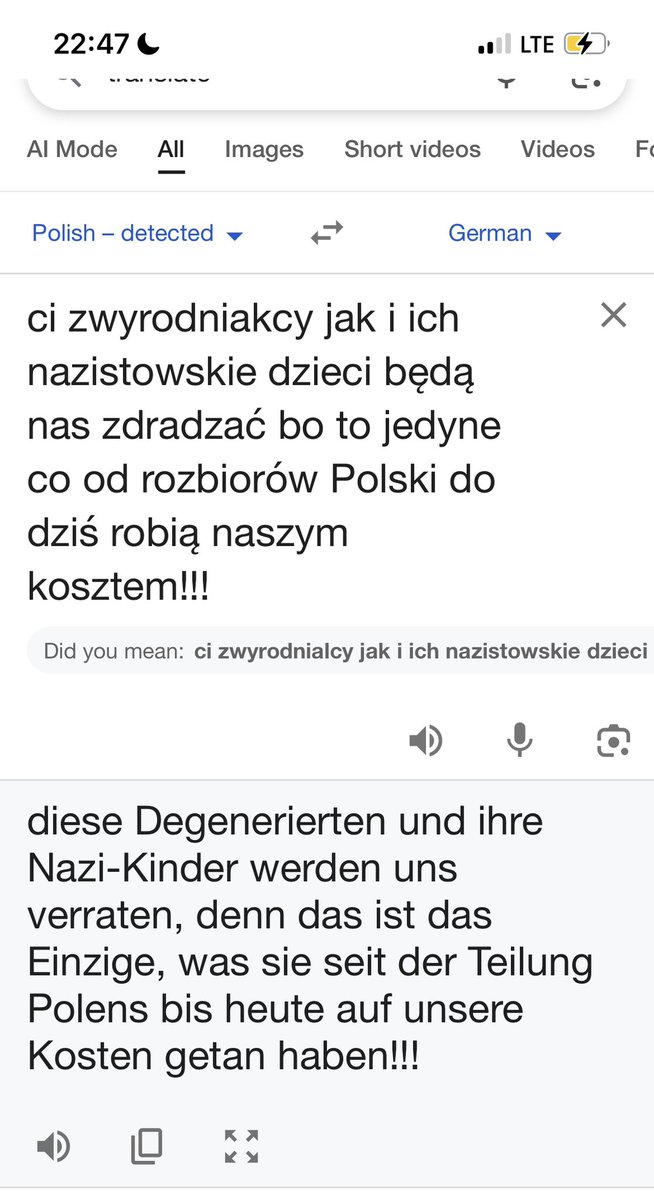 PTYINBOX's tweet photo. @PawelSokala @DariuszMatecki Takie cuda!!! Nawet Google!!!! Wprowadzić kary (wysokie!!!) za anyPolskość!!! https://t.co/ZSxuSrweaH