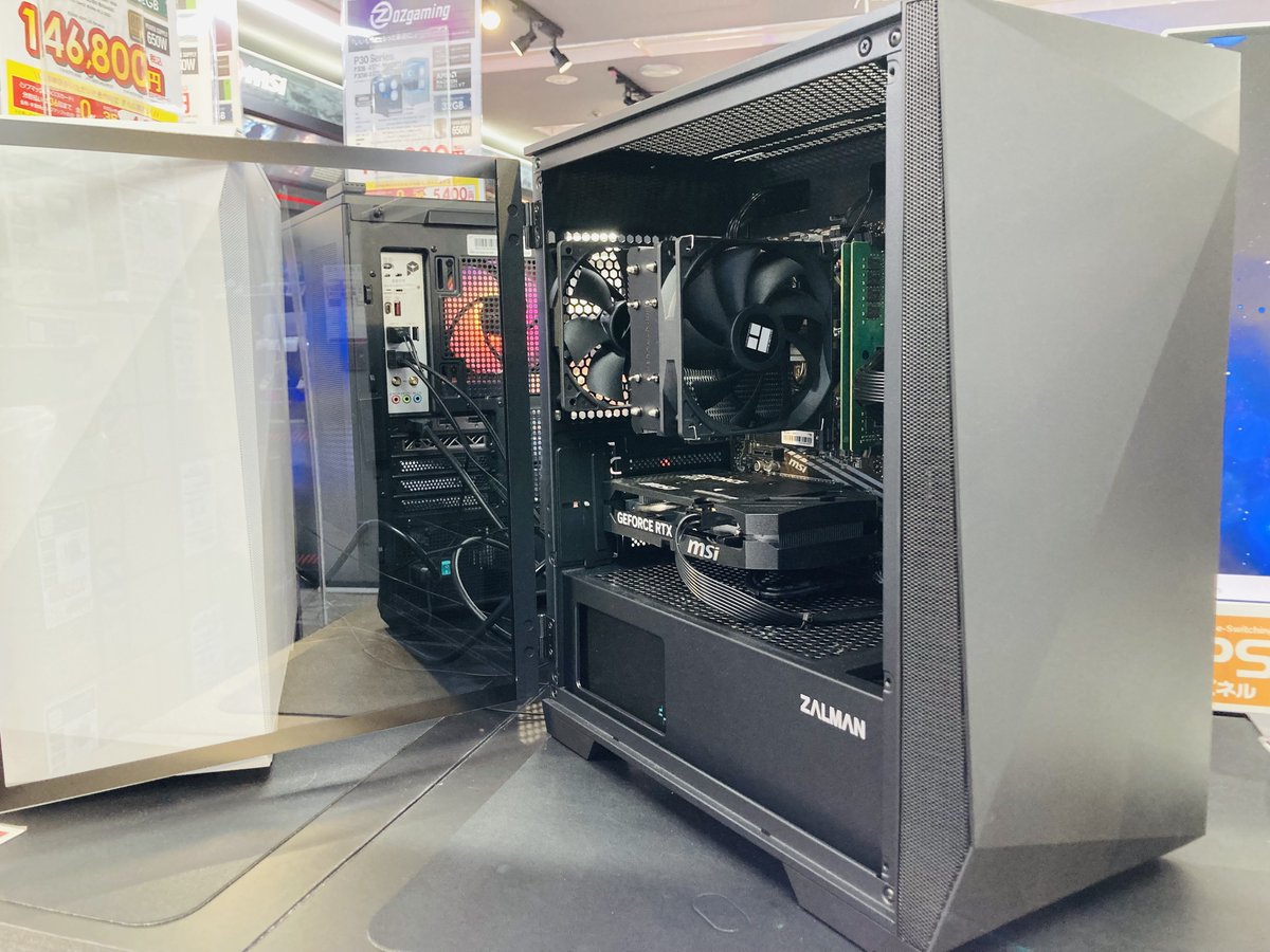 5⃣0⃣台限定‼️／ #OZgaming Z1 Series Z1B-R57X-5060T 149,800円 