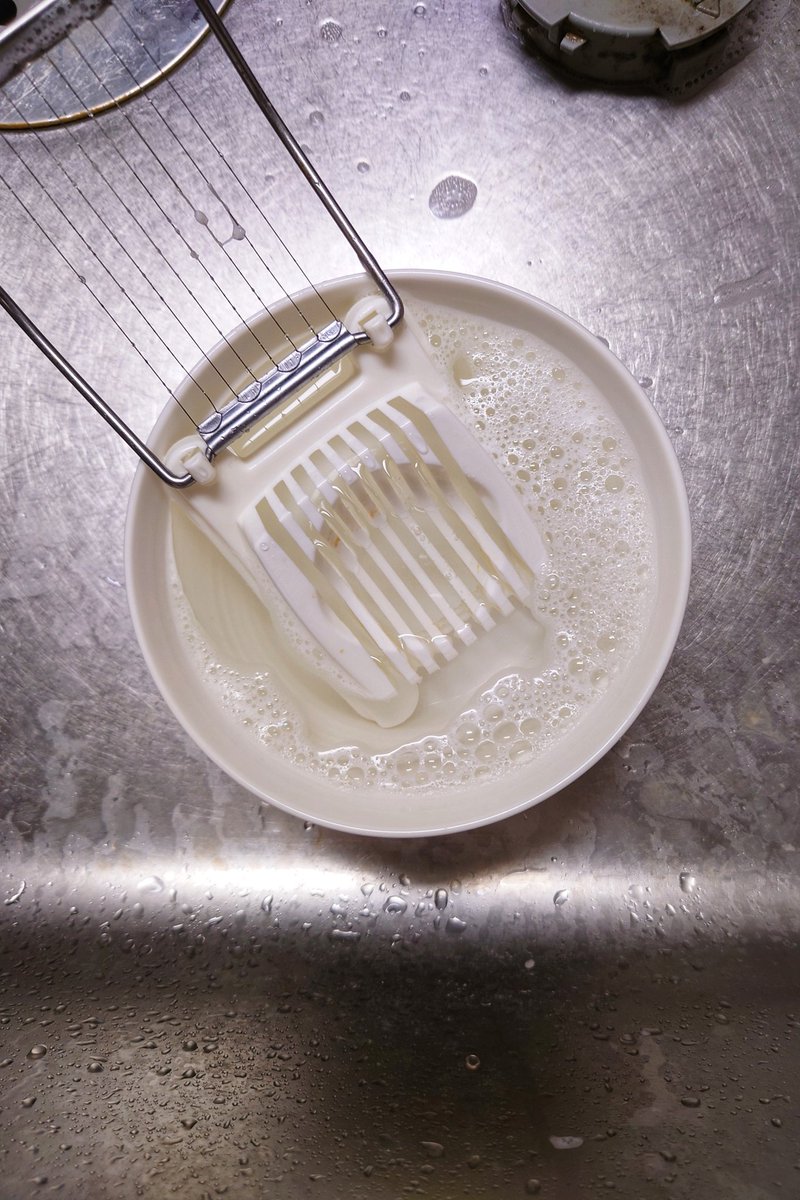 エッグスライサーの洗い方
未だ分からず