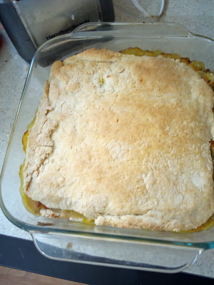 49 years old and made my very first homemade chicken pot pie for dinner LOL It turned out pretty good. My mother in law really wanted one &amp; asked if I knew how to make it. I said nope but I will give it a try 😂