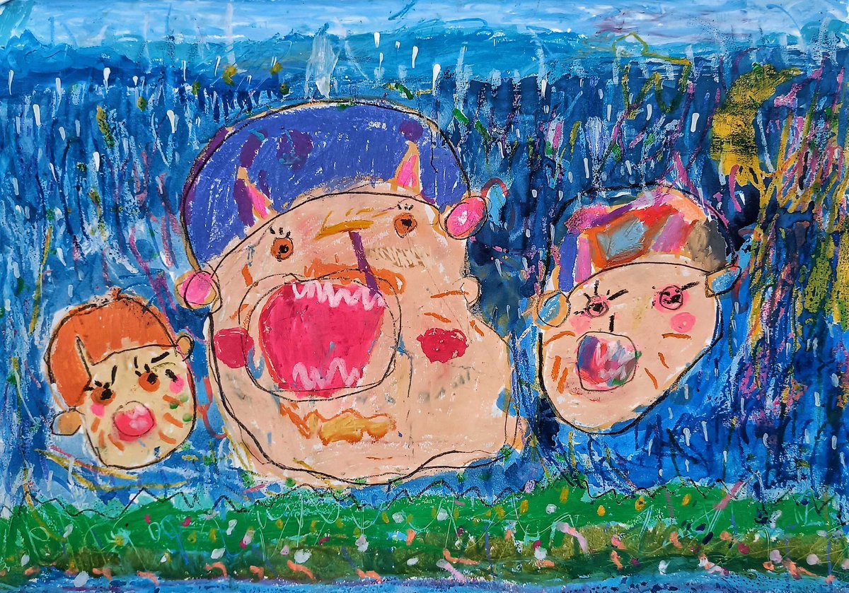 paintbyjoce's tweet photo. Step by step, the journey unfolds into art. #art #NFTs #kids https://t.co/e0pmDcZmtW