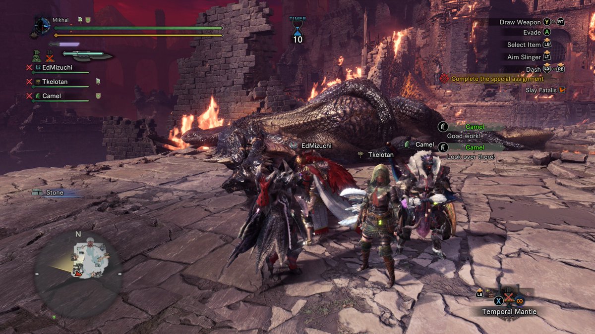 Primeira vez matando Fatalis. Incrível