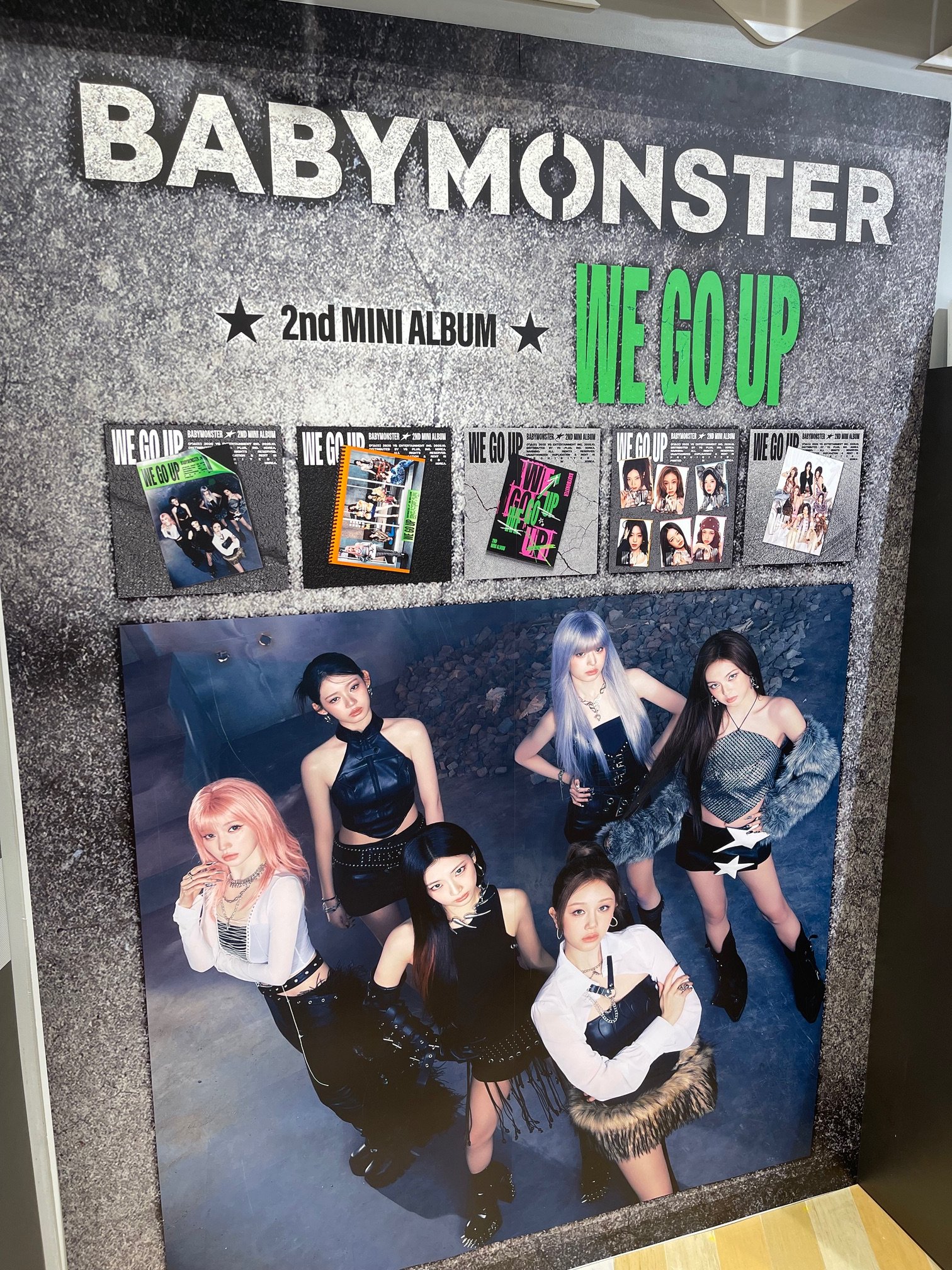 BABYMONSTER トレカ　6種　×10 タワレコ　WE GO UP BABYMONSTER トレカ 6種 ×10 タワレコ WE GO UP Exclusive POB