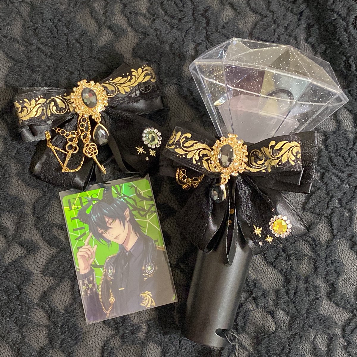 ペンラリボン間に合った😭😭😭
ブレジュイメージ💎✨️

友人分も作りました✌️
あとはペンラが買えることを祈るのみ、、！🙏
