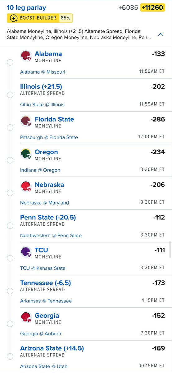 RioStaysTrue's tweet image. $12,000 for College Football Saturday🚀