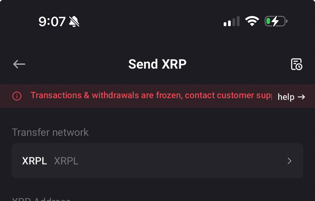 ⚠️ 🚨 @BitrueOfficial Bitrue withdrawals and transactions are frozen. Get your  crypto off exchanges! My withdrawal was rejected.