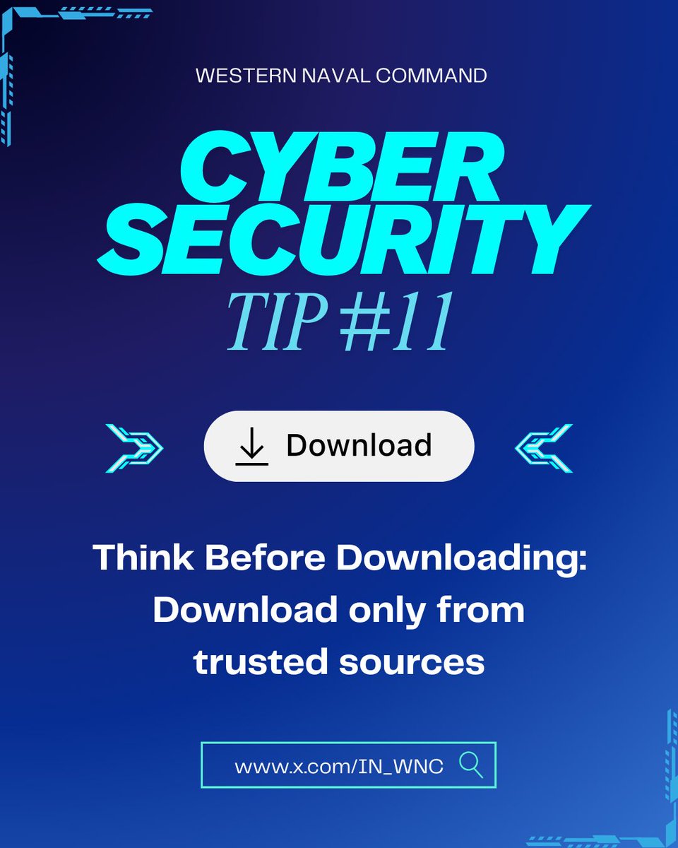 #CyberSafe #NCSAM25

<a href="/indiannavy/">SpokespersonNavy</a>
<a href="/IndiannavyMedia/">IN</a>
<a href="/DefPROMumbai/">PRO Defence Mumbai</a>