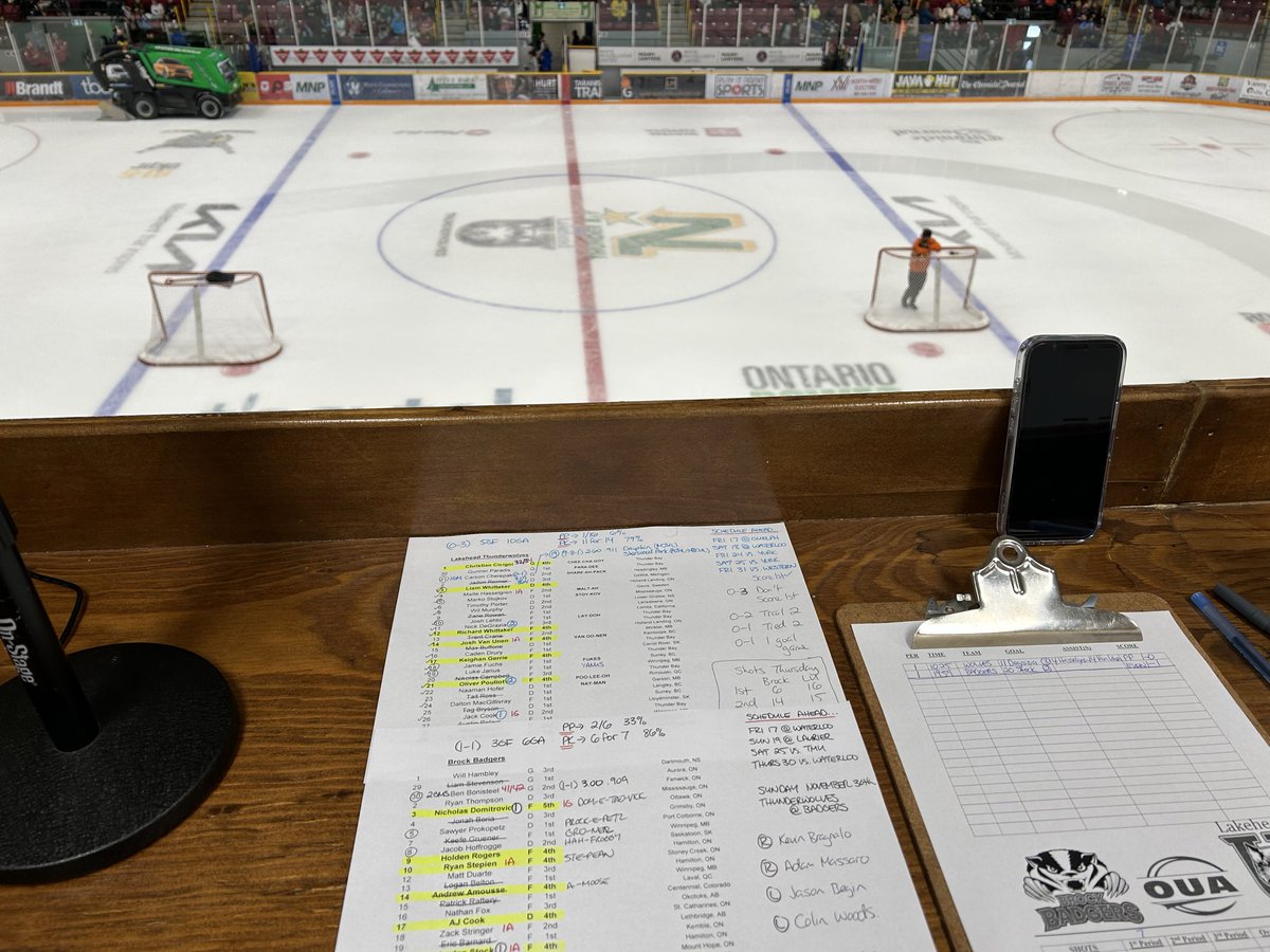 KevinRJeffrey (@kevinrjeffrey) on Twitter photo What a Friday!
Called 2 hockey games in 2 locations, hours apart.
Started with the <a href="/brockbadgers/">Brock Badgers</a> and <a href="/lakeheaduhockey/">Thunderwolves Hockey</a> and ended with the <a href="/TBNorthStars/">Thunder Bay North Stars</a> and <a href="/KamRiverWalleye/">Kam River Fighting Walleye</a>
Been calling games since 2007 and I still love every minute of it! What a Friday!
Called 2 hockey games in 2 locations, hours apart.
Started with the <a href="/brockbadgers/">Brock Badgers</a> and <a href="/lakeheaduhockey/">Thunderwolves Hockey</a> and ended with the <a href="/TBNorthStars/">Thunder Bay North Stars</a> and <a href="/KamRiverWalleye/">Kam River Fighting Walleye</a>
Been calling games since 2007 and I still love every minute of it!