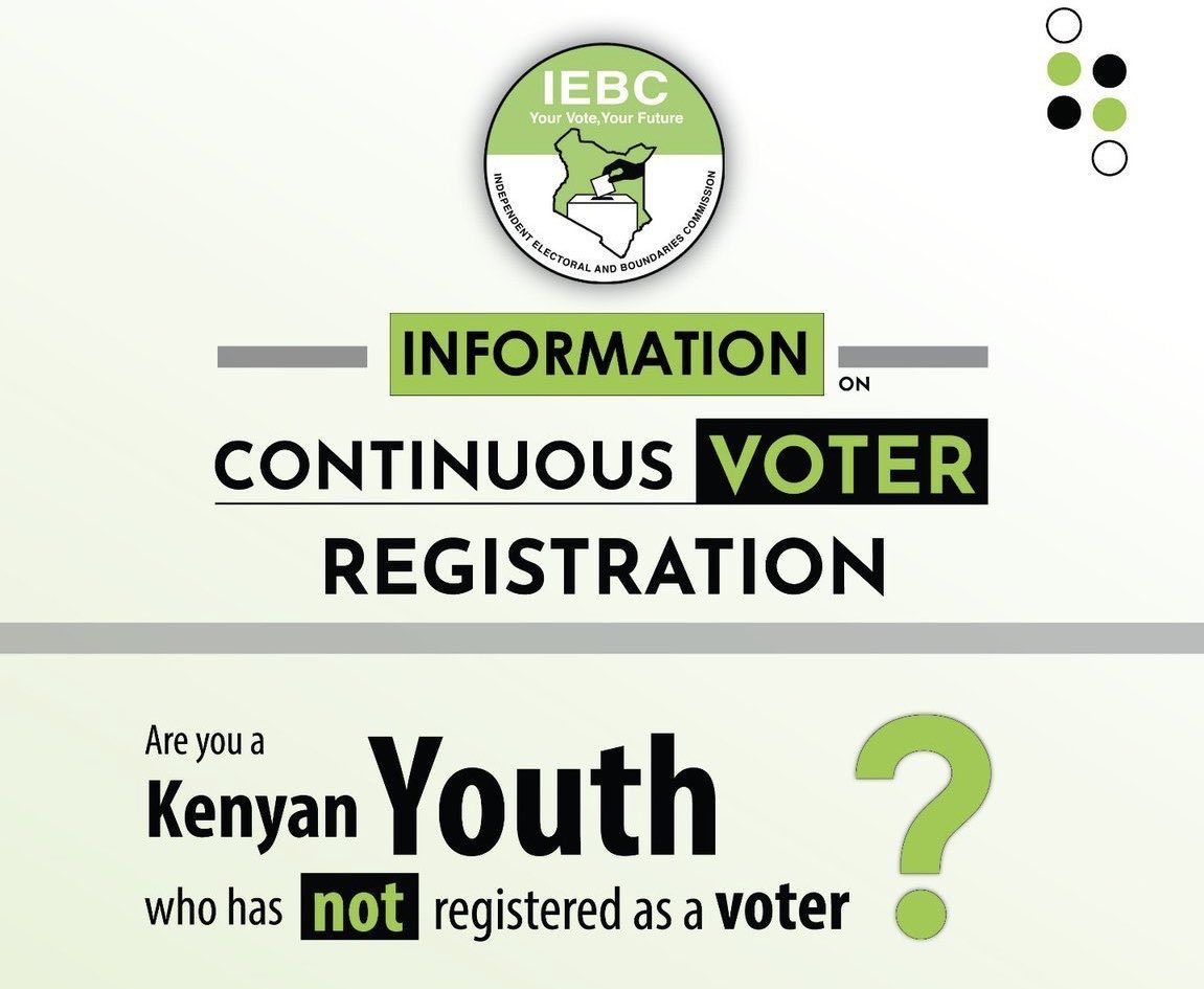 _CrazyNairobian's tweet photo. Another day to remind you to get registered as a VOTER, chukua Kura leo kabla uanze sherehe. https://t.co/tPKyr2C5iB