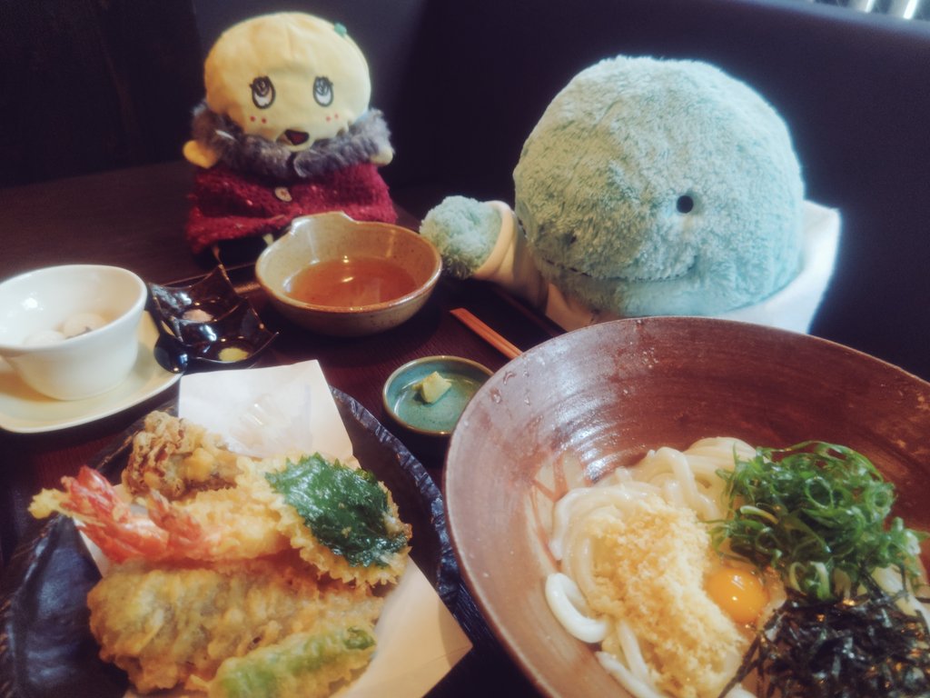 ランチは🍤天盛りうどんだぬ˙𐃷˙

#ヌオー
#ふわぬお
#ヌオーのいる生活
#ポケモン
#ポケぬい
#ぬい活
#ぬい撮り
#ぬいぐるみの時間