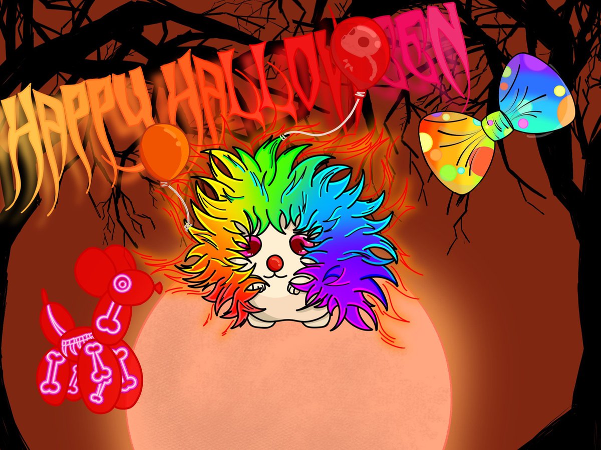 2SpeedQueen's tweet photo. Finally got around to making the Halloween drawing, bet u cant guess the theme

#halloween #Halloween2025 #trickortreating #clown #clownmakeup https://t.co/hvXjStnALc