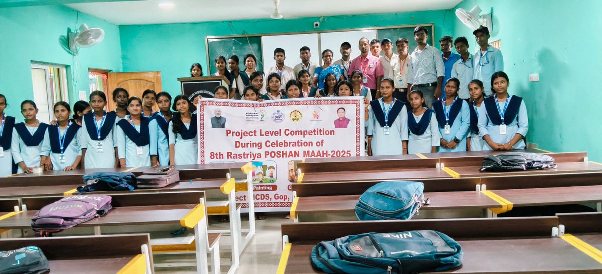 CdpoGop66840's tweet image. Celebration of Rashtriya Poshan Maah 2025 in favour of ICDS Project Gop.
#poshanmaah 
#Icdsprojectgop
#puridistrict
#wcd
#Rastriyaposhanmaah