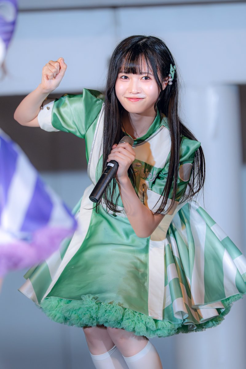 ここの絶妙な体勢と踊りと表情が好きで

💚 吉瀬真珠（いぎなり東北産）
🗓️ 2025.10.08
📍 ららぽーと豊洲
#吉瀬真珠 #しゃしんじゅ #いぎなり東北産