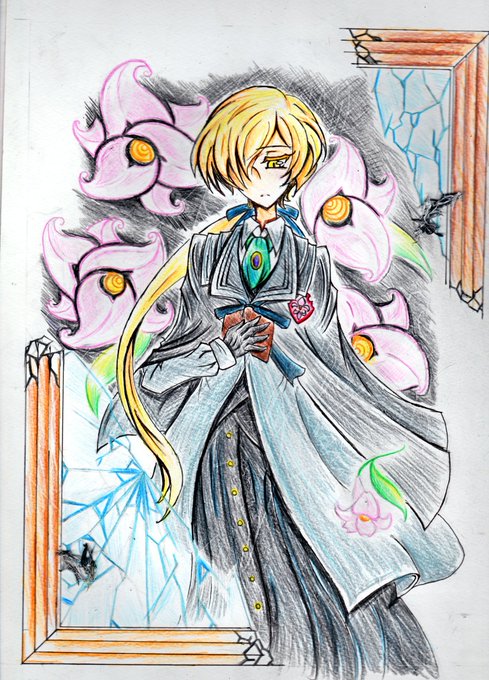 当初は色鉛筆やらなんやらでよく頑張ってたなぁ…そっからコピックに移行して今に至ると…