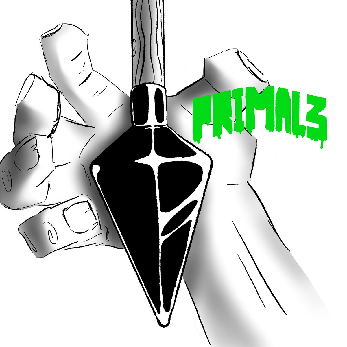 Just sittin' around waitin' for Primal Season 3 
by ✨💖🔥Genndy Tartakovsky🔥💖✨, so I whipped up a little sketch.

I'm right curious how they're gonna continue a story that's already done told🤔