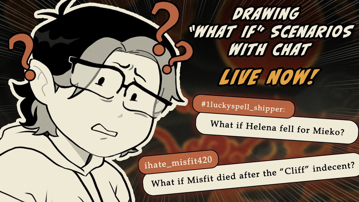 Drawing "What If" Scenarios With Chat Right Now! What will you vote for?
twitch.tv/parisedoodle