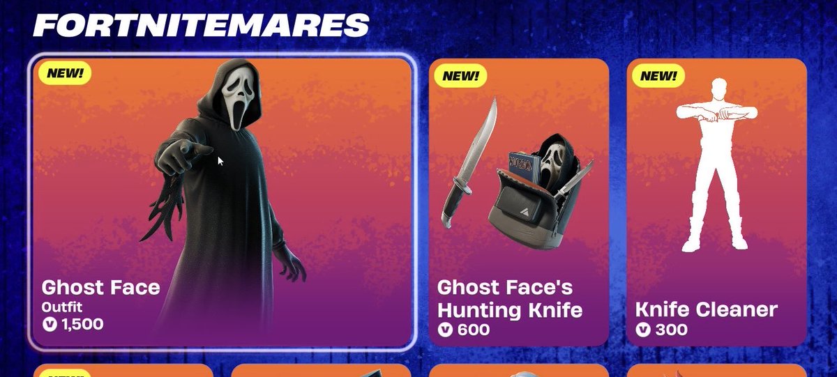 SweazyLeaks's tweet image. ONE Random Like will get a 2.8k Vbuck code in there DMS to Buy Ghost Face!! 

If you’re picking the skin up, Use code Sweazyleaks to help support me! #ad