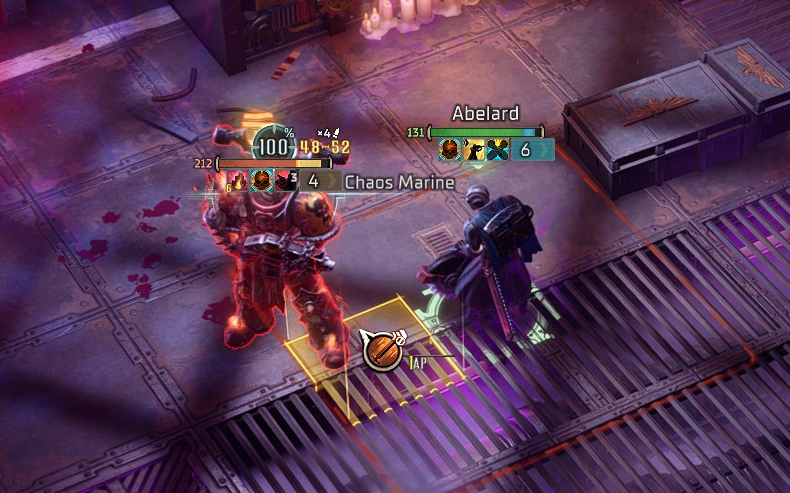 lazer_groove's tweet photo. "A chaos marine in my ship? Abelard, get the can opener." https://t.co/80HqeG1KaW