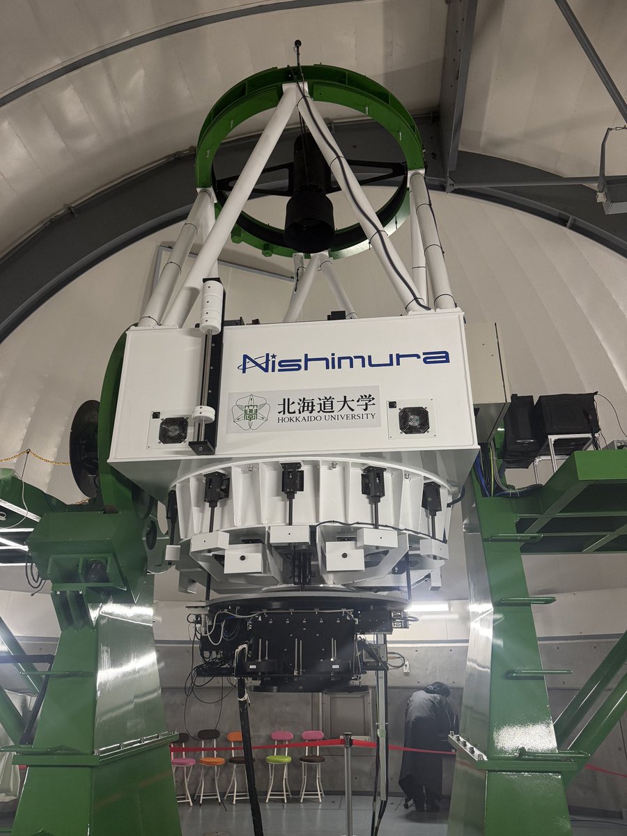 北海道宇宙サミット行って名寄天文台行きました。月と土星見ましたが