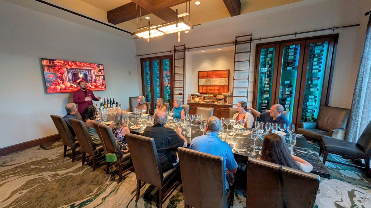 TPCSanAntonio's tweet image. Wine tasting on a Friday night — the perfect way to swirl into the weekend! 🍷✨ #FridayVibes #WineLovers #WeekendMode