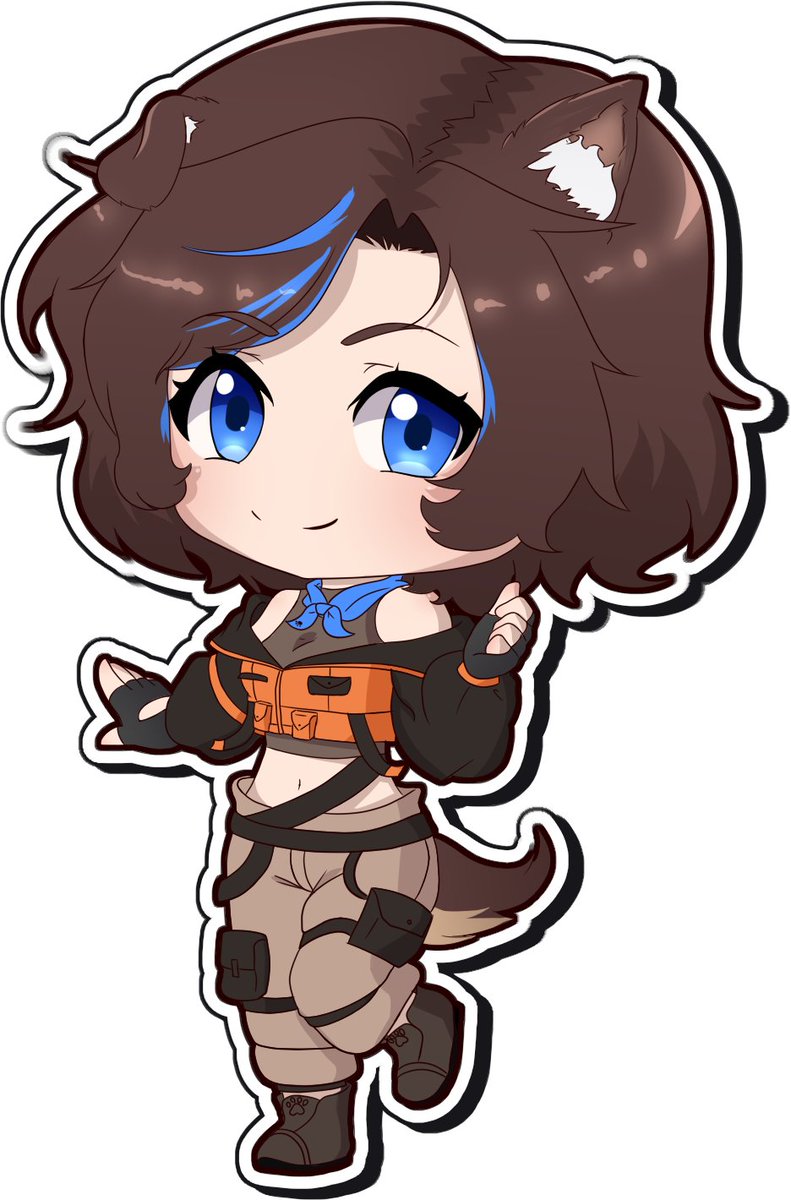 I haven't shared this anywhere, but I drew my chibi gorl a long while back that I'm kinda proud of hehehe....