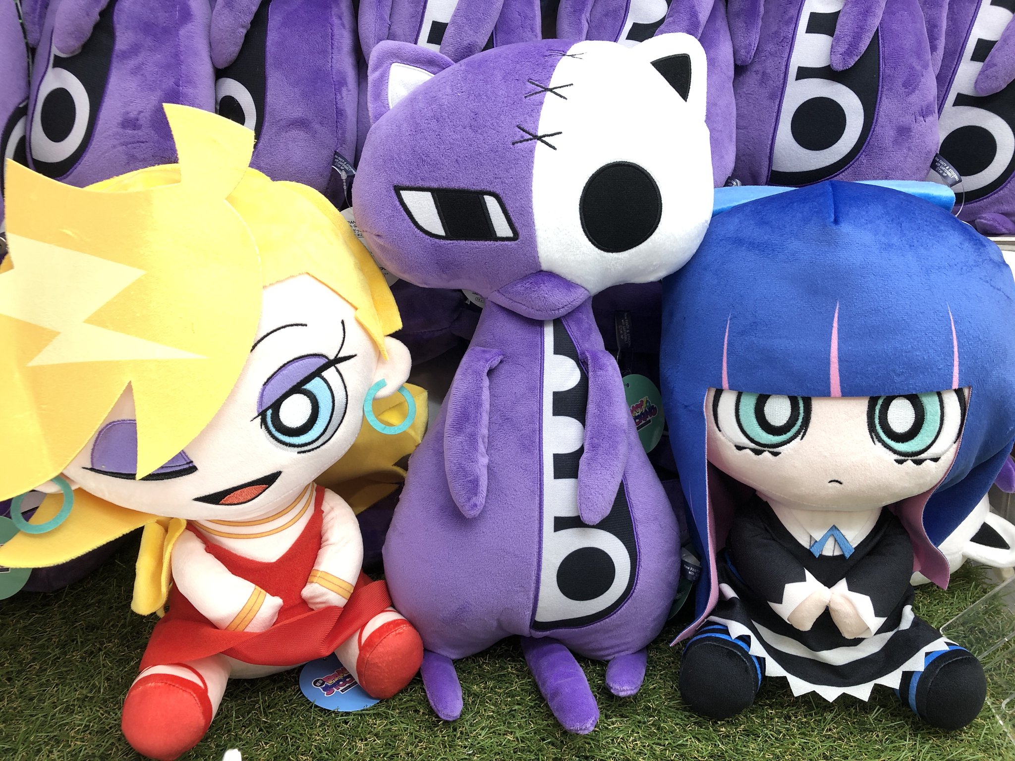 New PANTY ＆ STOCKING おすわりぬいぐるみ gigo限定 2点 New