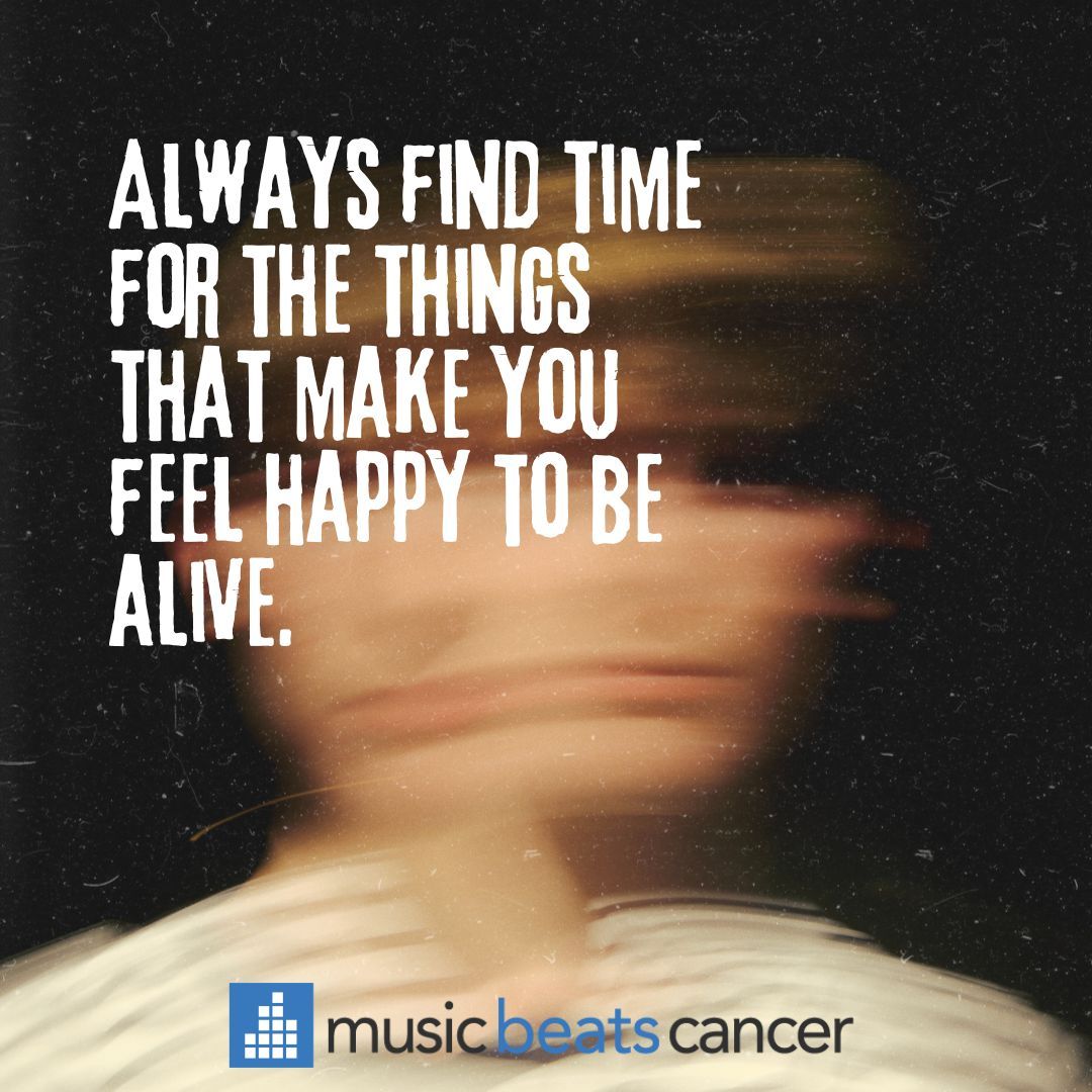 Always make time for the moments that make you feel alive — you deserve them, no matter what you’re facing. 💪 
.
.
.
.
.
#MusicBeatsCancer #cancer #cancerawareness #standuptocancer #childhoodcancerawareness #CCAM #pinkarmy #americancancersociety #gogold #lcsm #goingflat #mmsm