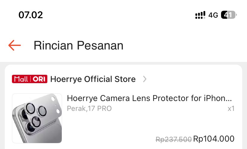 icecubeaddict_'s tweet photo. WTS camera lens protector buat iphone 17 pro warna silver!

*dijual krn dapetnya warna deep blue.

harga beli: 104k
harga jual: 80k boleh nego.

📍jakarta only yg mau cod jaksel jakpus or jakbar tapi cp only. https://t.co/d6958f3mmj