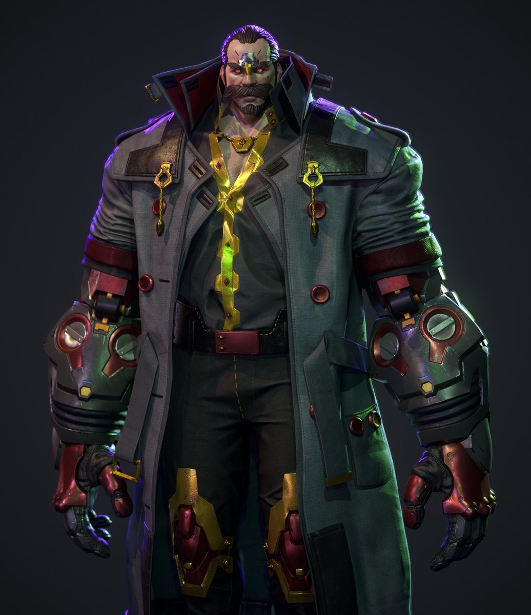 thesophize's tweet photo. Cyborg Unit by Nesskain HKS
This is my submission for my Intermediate character for games term at Think Tank Online, 
#GameWork #GameSpace #USA https://t.co/zdo2IZ7LG5