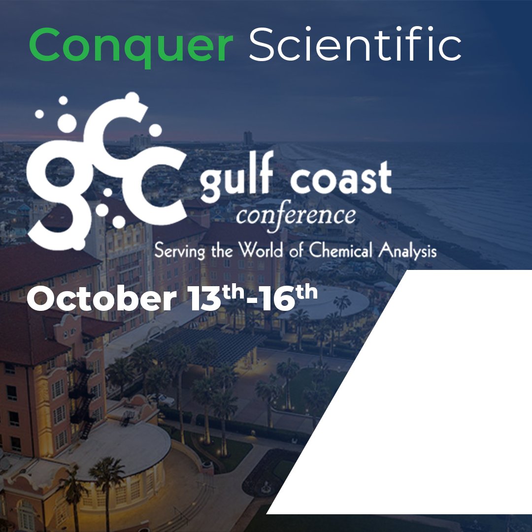 ConquerSci's tweet image. 🔬 Visit Conquer Scientific at GCC Galveston 2025, Booth #1124!
Explore our range of refurbished analytical instruments and discover how we help labs worldwide maximize performance and savings.
#conquerscientific #usedlabequipment #refurbishedlabequipment #GCC