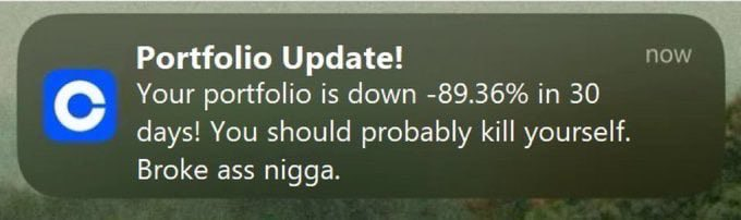 sigiumETH's tweet image. did anyone else get this noti from @coinbase