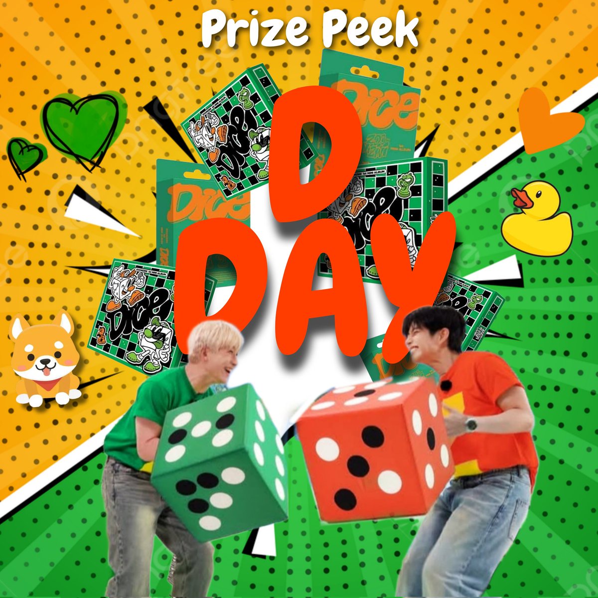 It’s D-DAY! Start your day bright and full of good vibes — see you at the party! 💚🧡🎉

#cAROHAstopover #RollTheDiceInManila #DICE #RollTheDice #Astro #Aroha #MJ #JINJIN #ArohaUnnies #ZOONIZINI