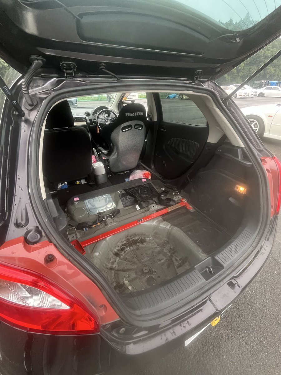 雨初めて怖いけど頑張る