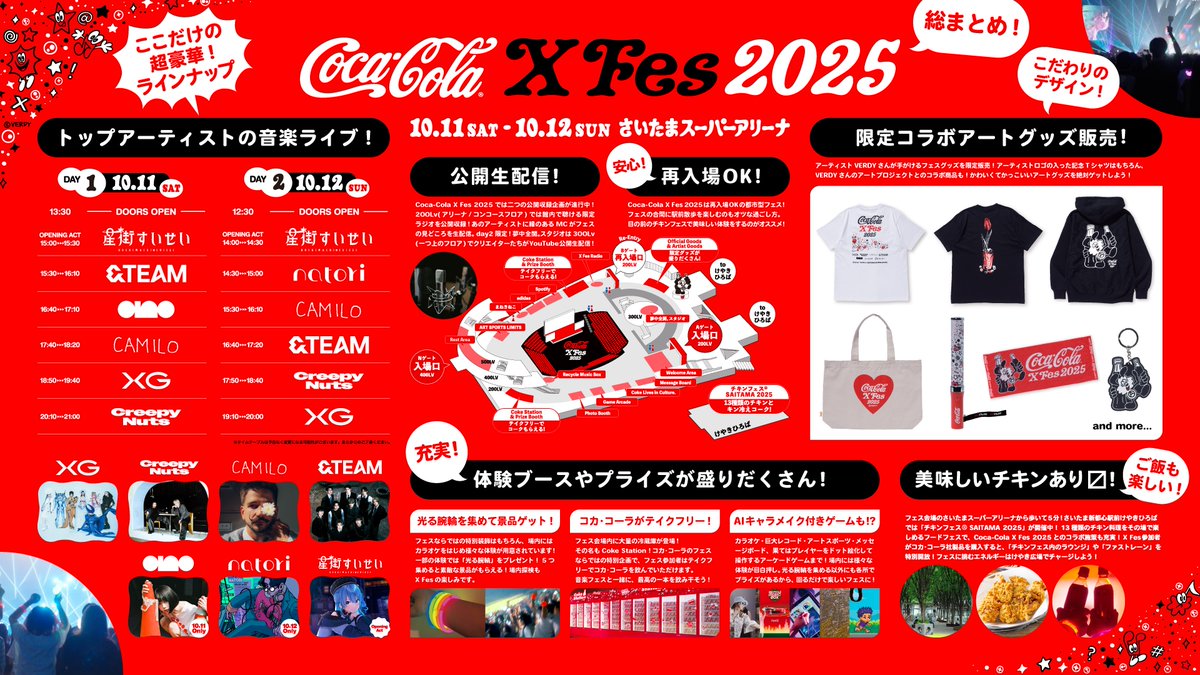 ⊹⁺‧┈┈┈┈┈┈┈┈‧⁺ ⊹˚. #CocaColaXFes2025 🥤DAY1 START