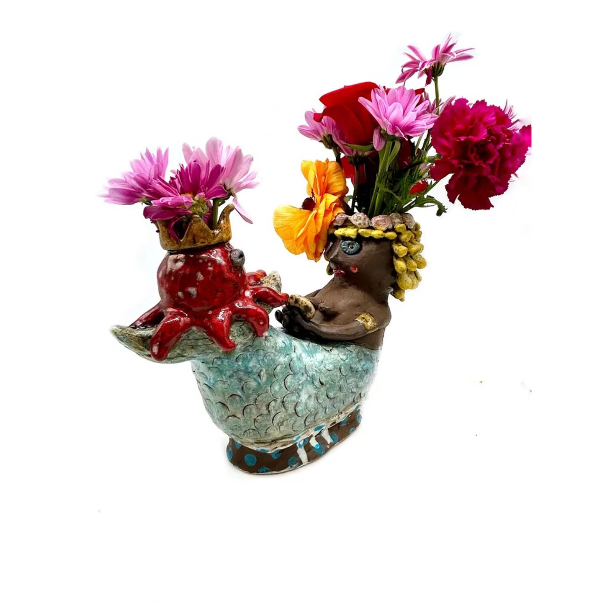 ZenCatPottery's tweet image. Handmade Ceramic Mermaid Vase with Octopus
zencatpottery.etsy.com/listing/432850…
#mermaidvase #Mermaid #mermaidcore #octopusvase #octopuslover #mermaidlover #ceramicvase #ceramicart #narrativepottery #pottery #ceramics #whimsicalpottery #whimsicalceramics #whimsicalvase