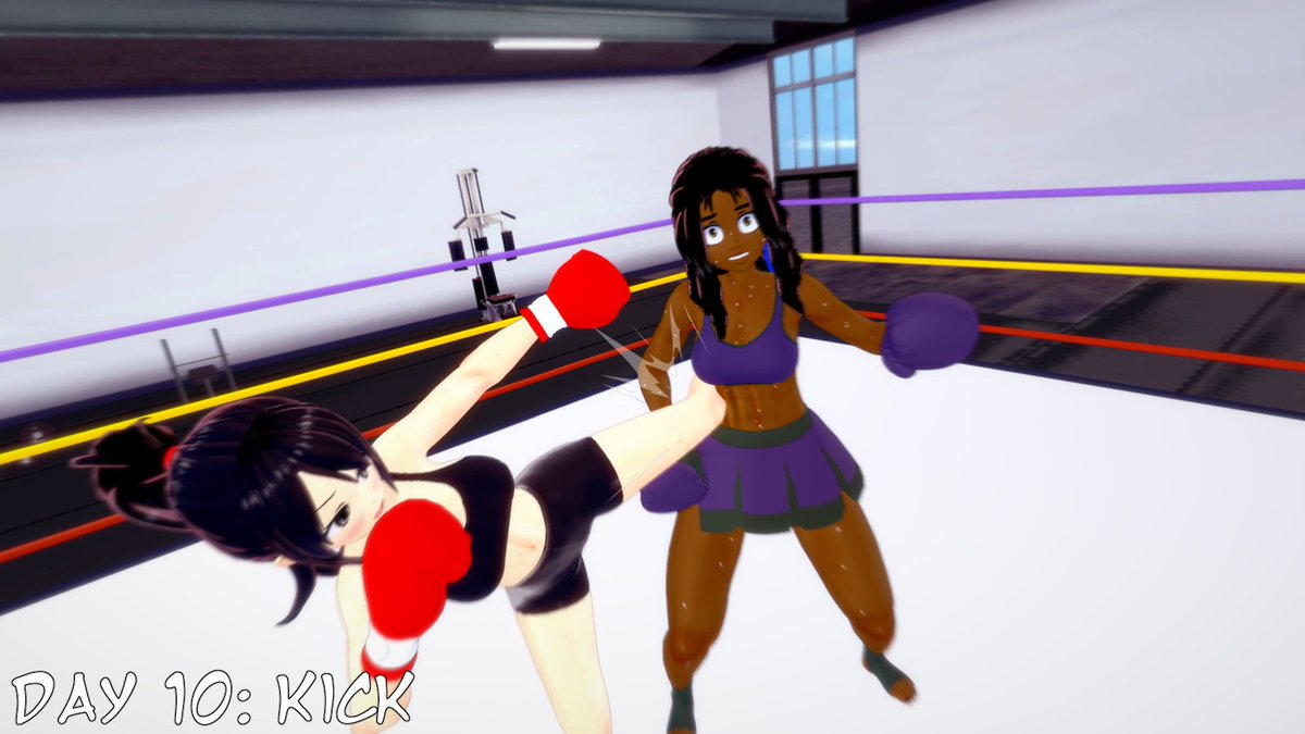 latizma's tweet image. &quot;SHIT, that hurt. remember to step to the side when catching a kick.&quot;🤕

 with Towa Storm. @StormTowa❤️

#fightober2025 #kickboxing #muaythai