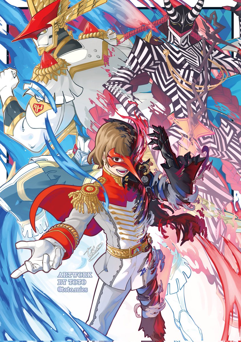 totomics's tweet image. Akechi is such a good character ✨ loved to see his relationship with Joker expanded on in Royal #p5r #P5X