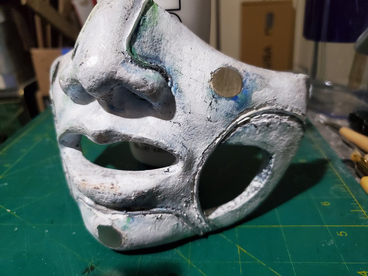 Added benefit of the liner is extra texture. Makes distressing a lot easier. Who knew? The next question will be, "how does laquer handle being over a rubber surface?" We'll find out.