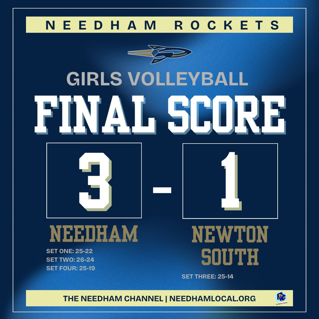 TNC_Sports's tweet image. Girls Volleyball makes it 12 wins in a row with a 3-1 victory over Newton South in their Dig Pink game 🏐🩷