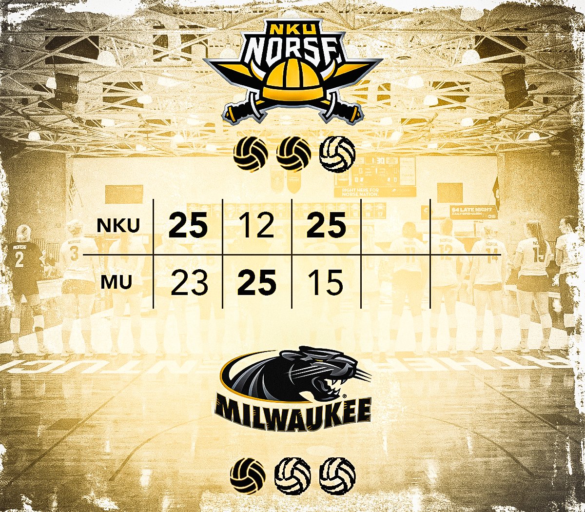 Bounced back for a set three dub ✌️