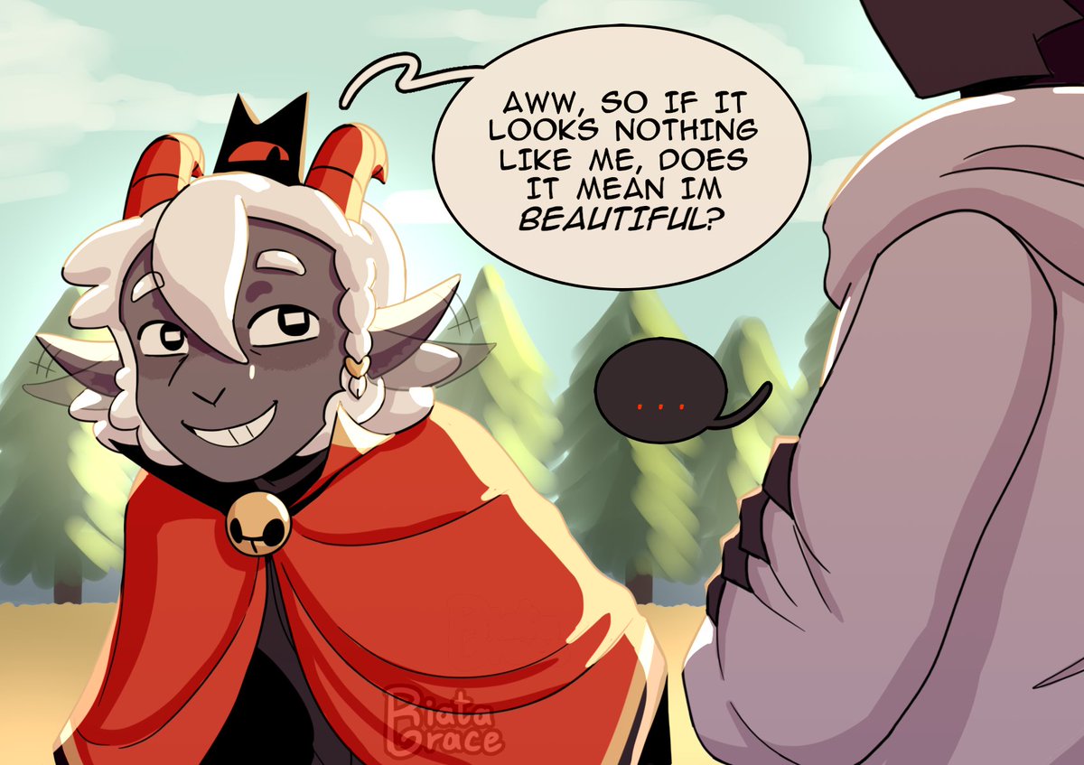 RiataGrace's tweet photo. the only time youll see Narinder complimenting lamb

10 - PUMPKIN
cotltober by @ stychu-stych on tumblr

#cotltober2025 #cotltober #liberationofthesoul #lotsau #cotl #cultofthelamb #narilamb #myart https://t.co/LQrUZACREa