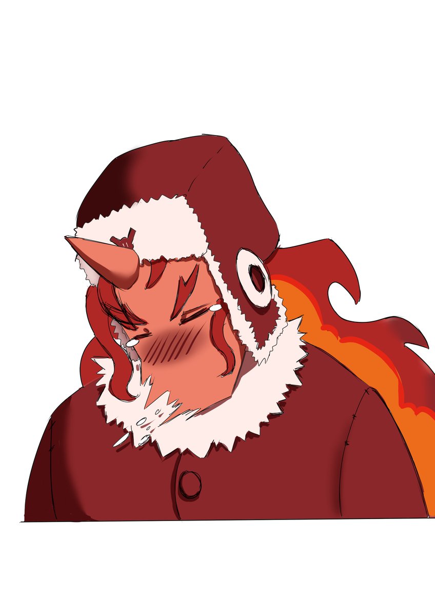 Day 10 of #Disgaeatober2025 : Toto Bunny Style.    

Red Magnus has covered himself in fluffy Toto Bunny clothes so his cold doesn't get worse.

#ディスガイア