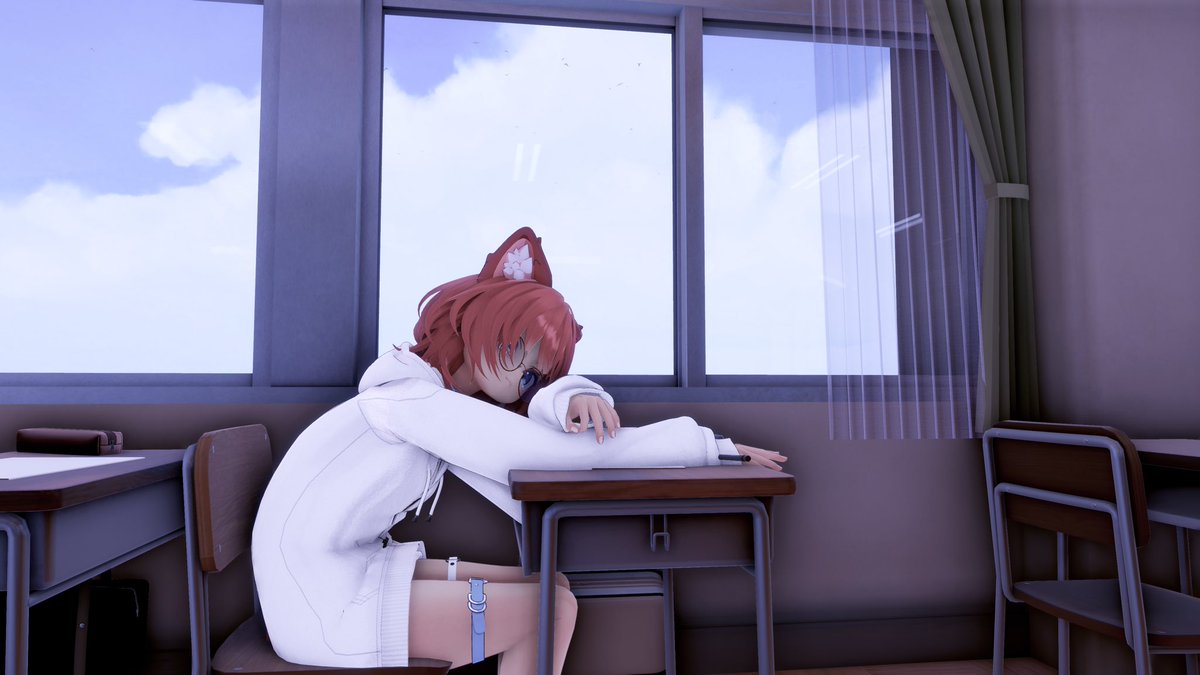 AgniePintero's tweet photo. Tee hee, temp model for VRChat
#VRChatPhotography #AgniePart https://t.co/u12yoM7wuF