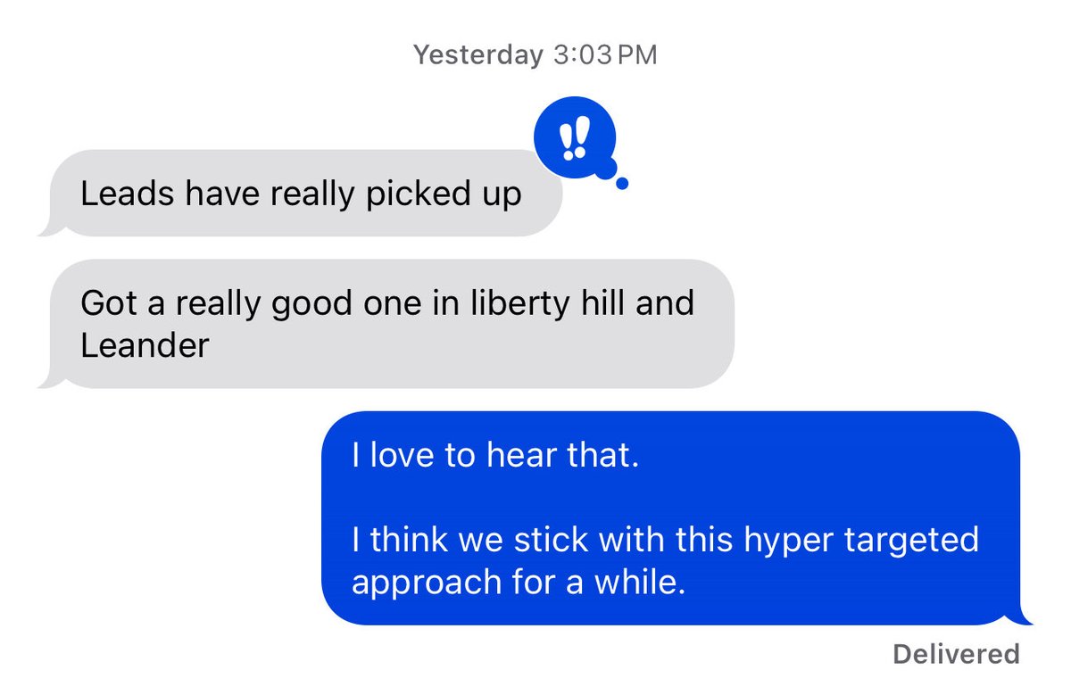 BARKmediaHQ's tweet image. Nothing better than a happy client texting, “Leads have really picked up.”
That’s what happens when your targeting gets laser focused. 🎯
#LeadGen #LocalSEO #BARKmedia