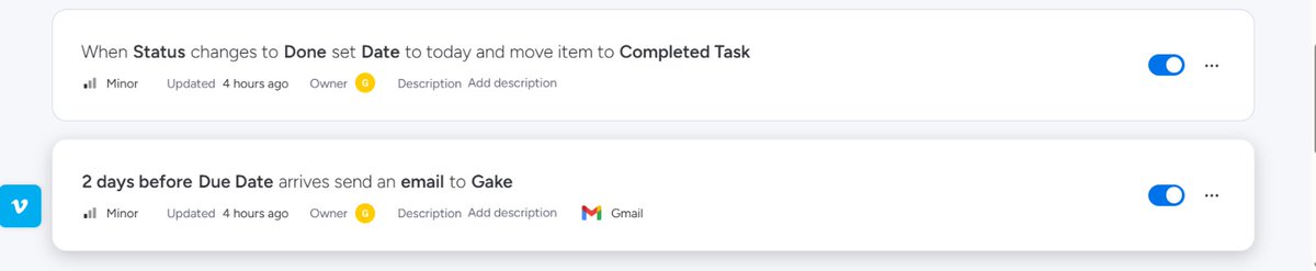 gakenyong's tweet image. Built a workflow setup &amp;amp; automation on Monday.com. The goal was to address the challenges of coordinating deliverables, tracking progress &amp;amp; ensuring accountability for a team of 10 individuals operating across different time zones, as outlined in the client&apos;s brief.