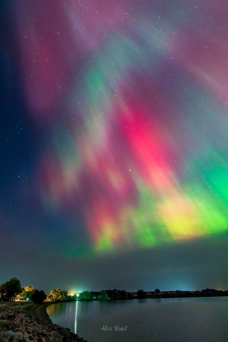 The sky did this a year ago tonight in South Dakota