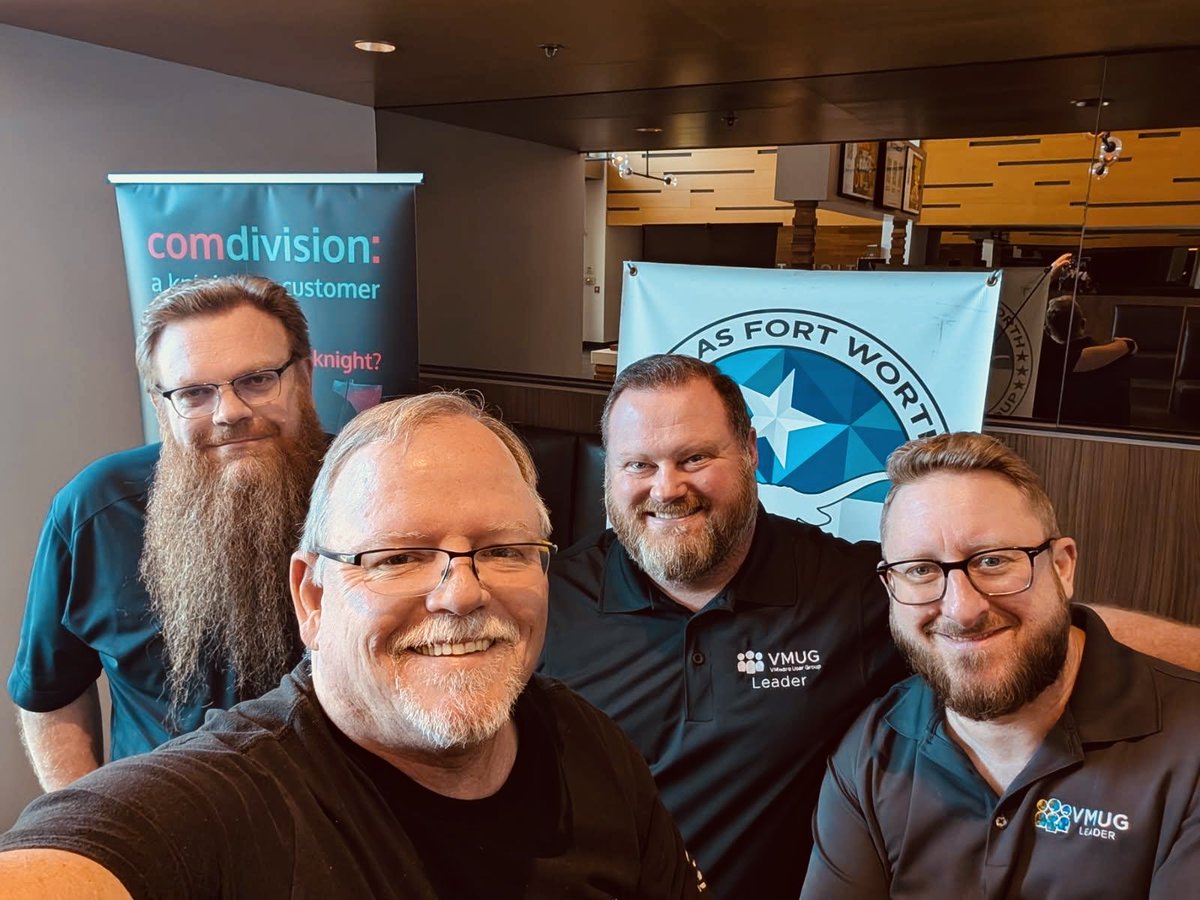 We had a great time talking tech and watching the new Tron movie at the quarterly <a href="/DFWVMUG/">DFW VMUG</a> #vexpert