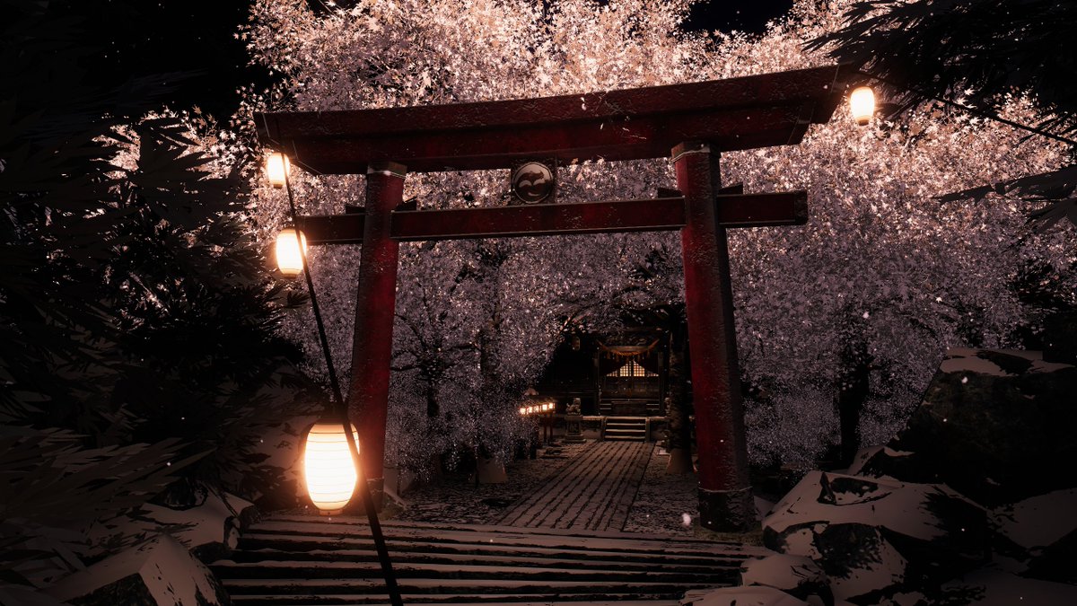 vrc_zambo99's tweet photo. 🐑World name : 神籬の霊峰-Sacred mountain of Shinto
🐑Created by: HANI․
🐑Locked Link: https://t.co/u6L8086Czd
#VRChat #VRC #VRChat_world紹介 
#VRChatワールド紹介 https://t.co/srNryjHHQp