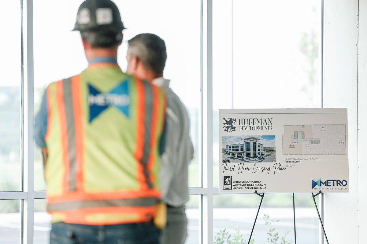MetroBuilt's tweet image. Thank you to everyone who joined us &amp;amp; Huffman Developments at @CHRISTUSHealth at Westover Hills for a milestone celebration of innovation, connection &amp;amp; the future of healthcare in San Antonio. #GeneralContractor #HealthcareConstruction #METROBuilt #BuildingSomethingBetter