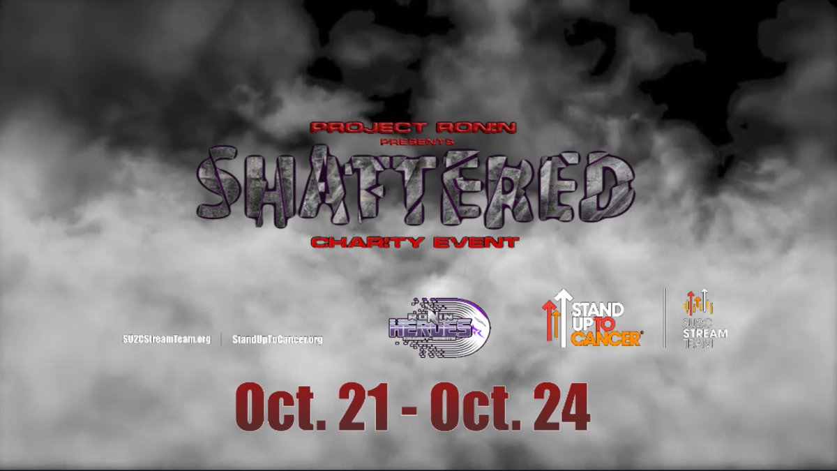 so I'm setting up a week long Charity event for #standuptocancer starting Monday oct 21. Gonna be getting spooked for a good cause!

see ya next week